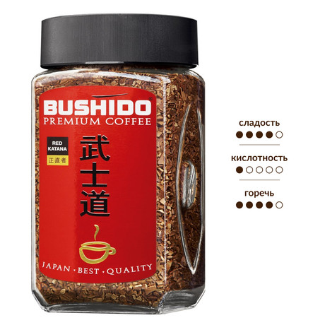 Кофе Bushido Red Katana 100гр.