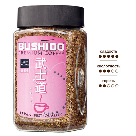 Кофе Bushido Light Katana 100 гр