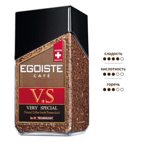 Кофе Egoiste V.S., молот. 100гр. ст